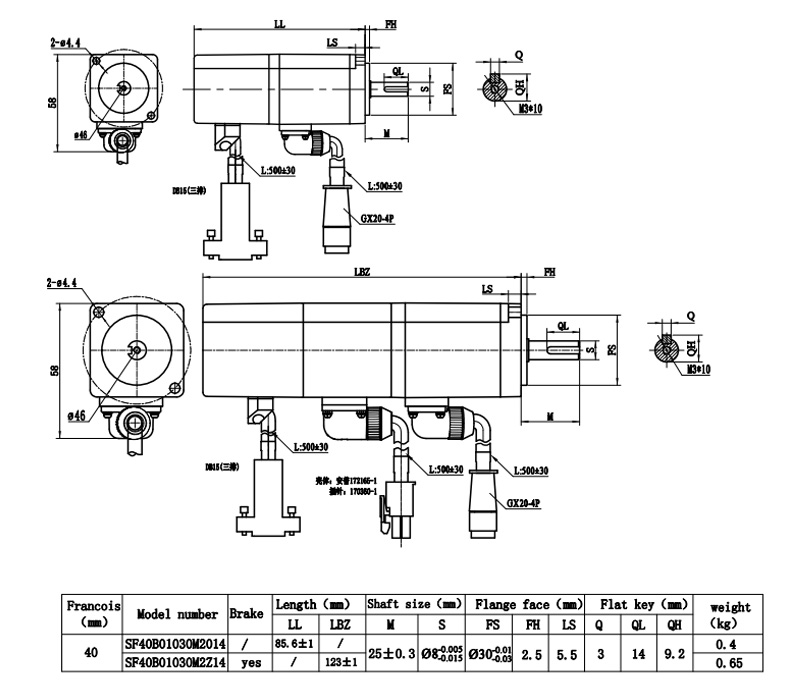 mini brushed motor 